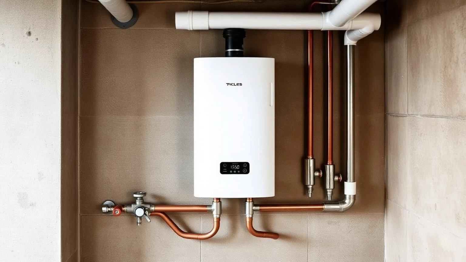 EHS Hydro licensed plumber performing plumbing and heating service in a Boston home